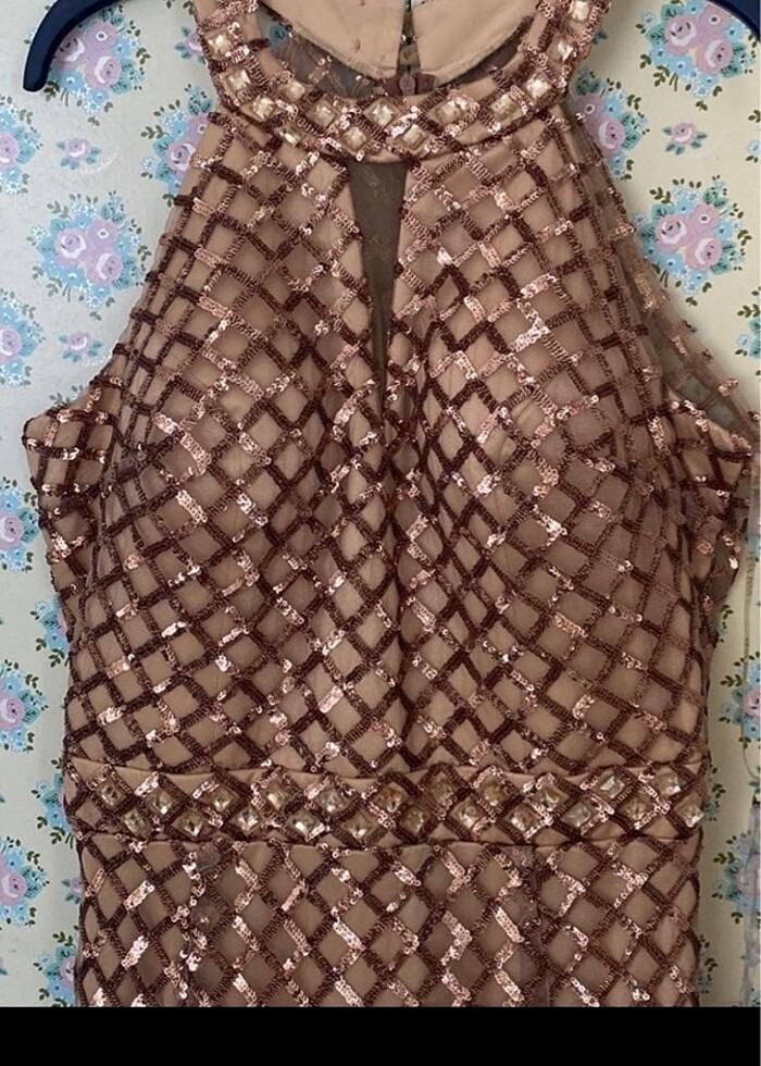 Pullu Abiye Elbise - Görsel 3