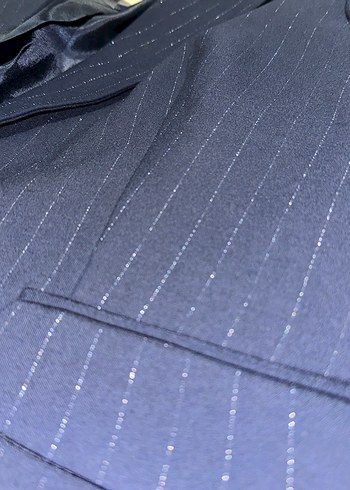 Kadın lacivert blazer ceket - Görsel 5