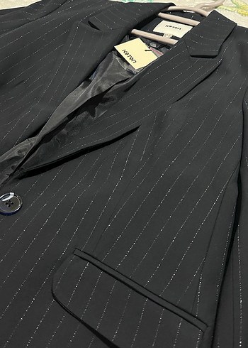 Kadın lacivert blazer ceket - Görsel 4