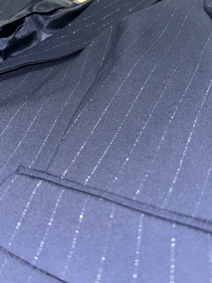 Kadın lacivert blazer ceket - Görsel 5