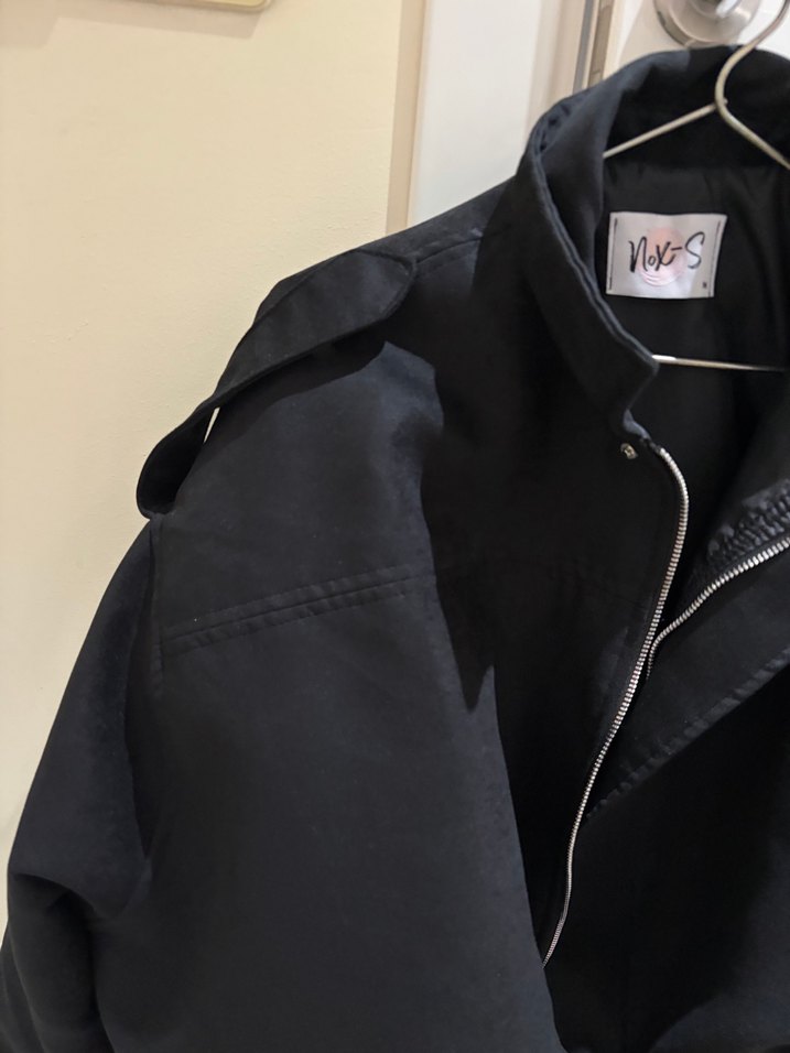 Siyah Süet Kadın Kemerli Midi Ceket - Görsel 2