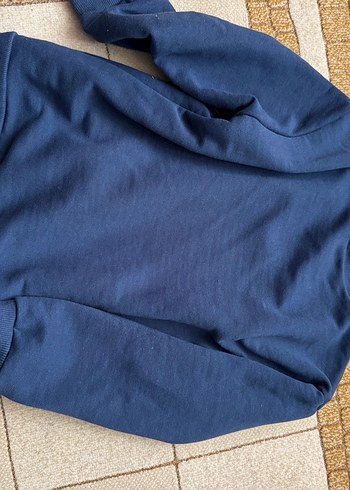 Erkek Çocuk Baskılı Mavi Sweatshirt - Görsel 4