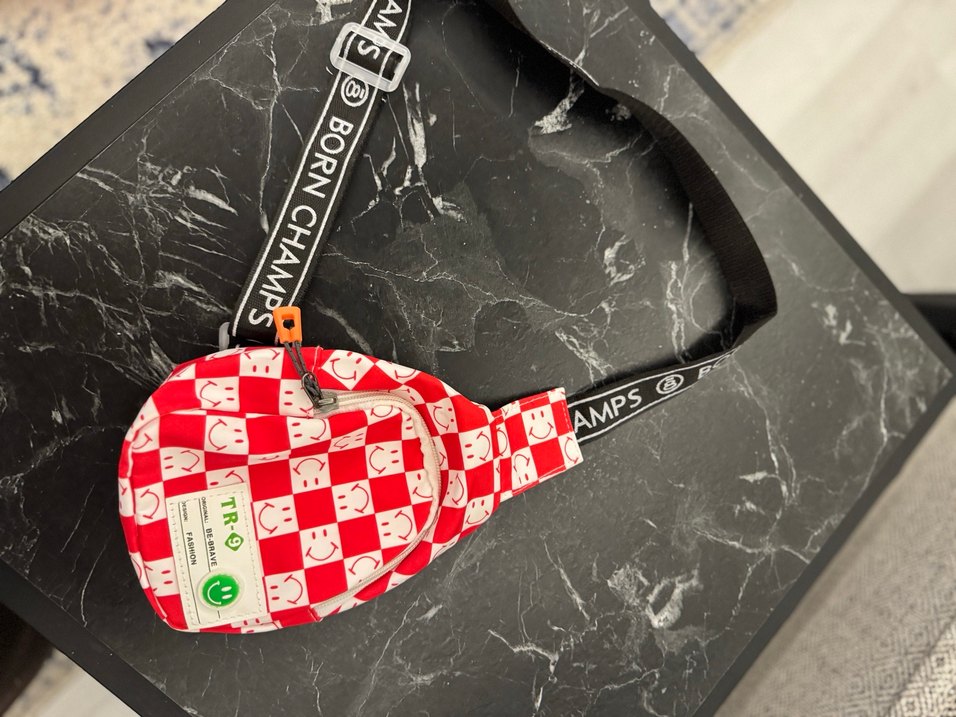 Kırmızı Kayışlı çocuk Çapraz Çanta - Görsel 4