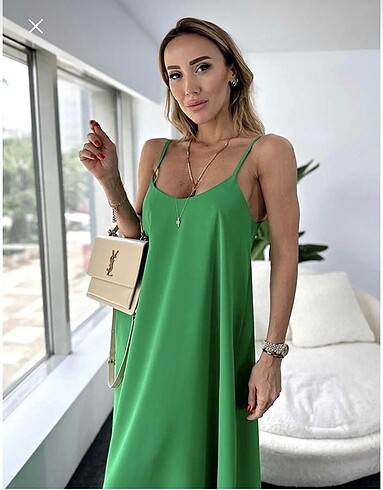Diğer İp askılı yazlık elbise
