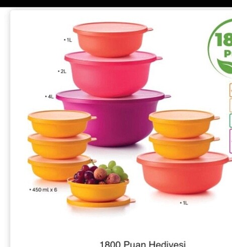 Tupperware Tupparware On parça fiyatıdır?