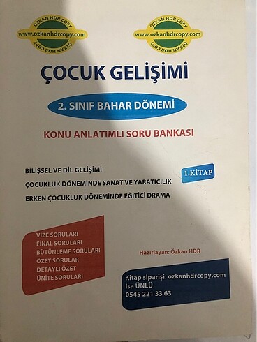 Auzef çocuk gelişimi kitapları