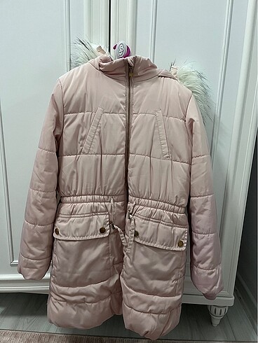 Kız cocuk pembe mont