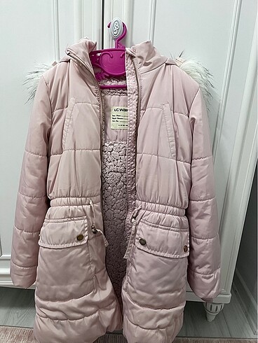 10 Yaş Beden Kız cocuk pembe mont