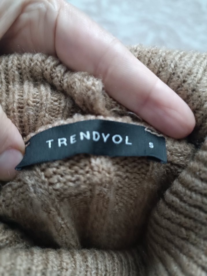 Balıkçı Yaka Triko Kazak - Görsel 5