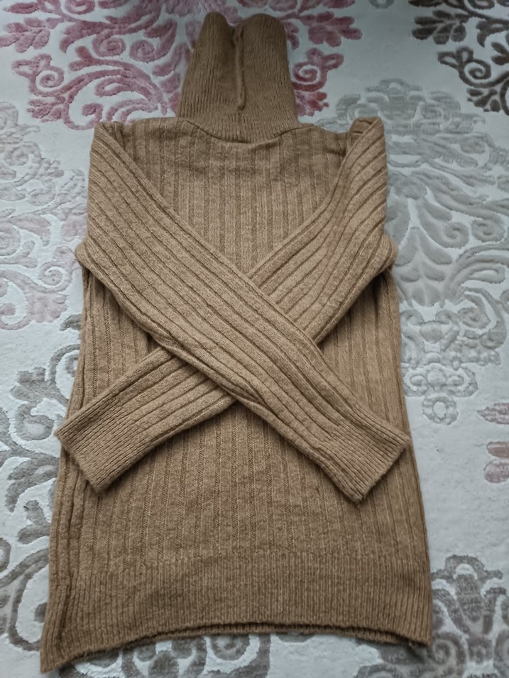 Balıkçı Yaka Triko Kazak - Görsel 2