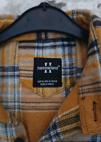 Sarı Ekose Desenli Erkek Gömlek - Görsel 3