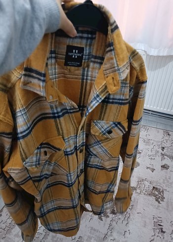 Sarı Ekose Desenli Erkek Gömlek - Görsel 5