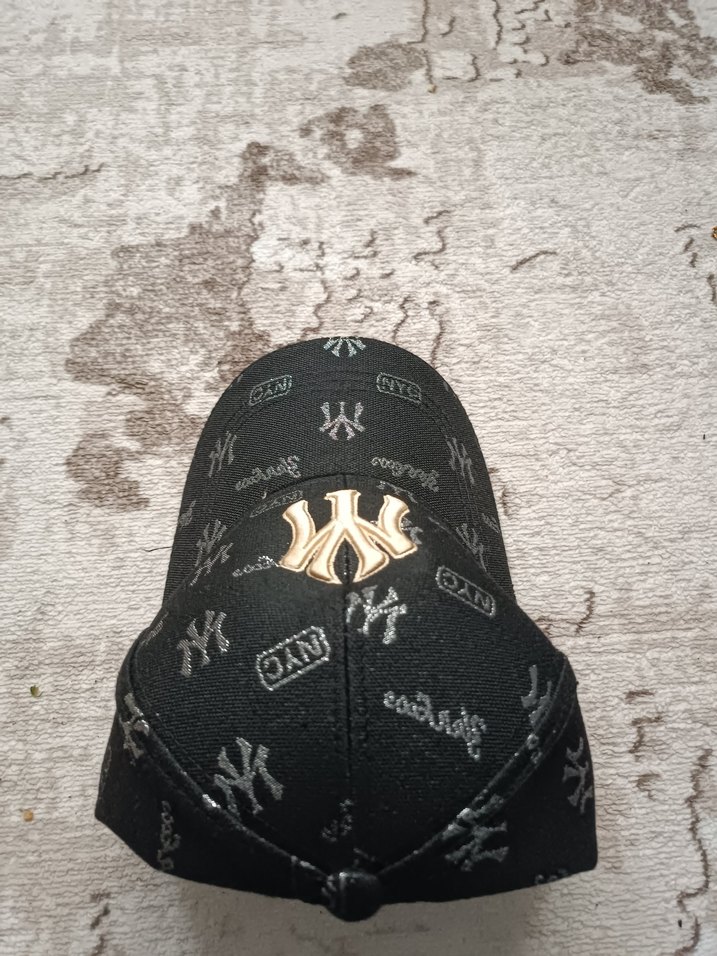 Siyah Kadın Spor Şapka Velcro Ayarlı - Görsel 2