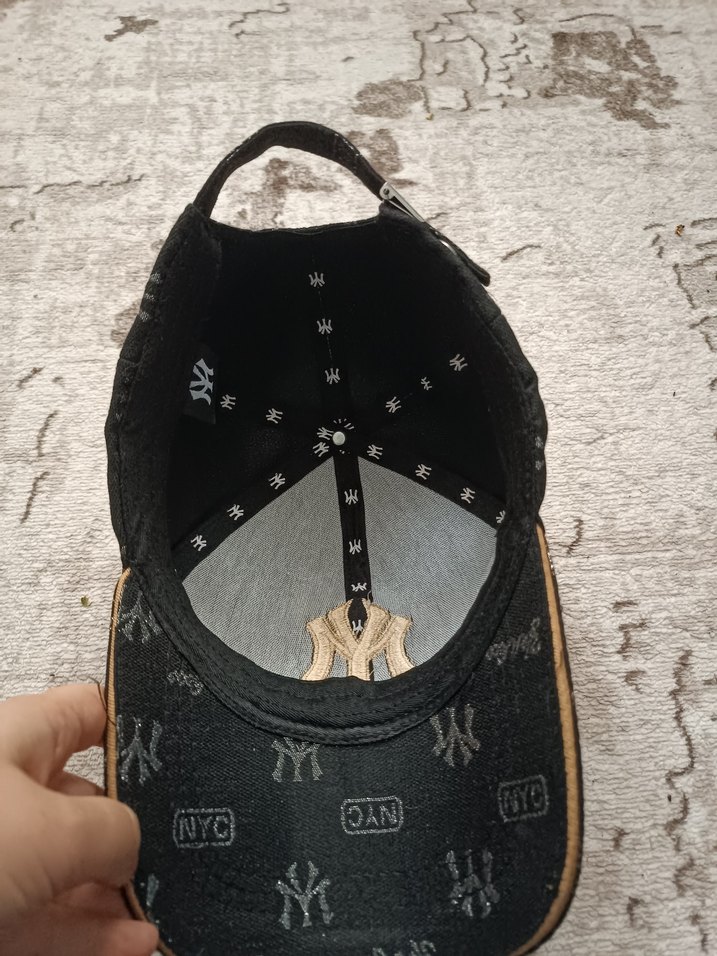 Siyah Kadın Spor Şapka Velcro Ayarlı - Görsel 5