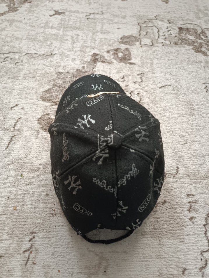Siyah Kadın Spor Şapka Velcro Ayarlı - Görsel 3