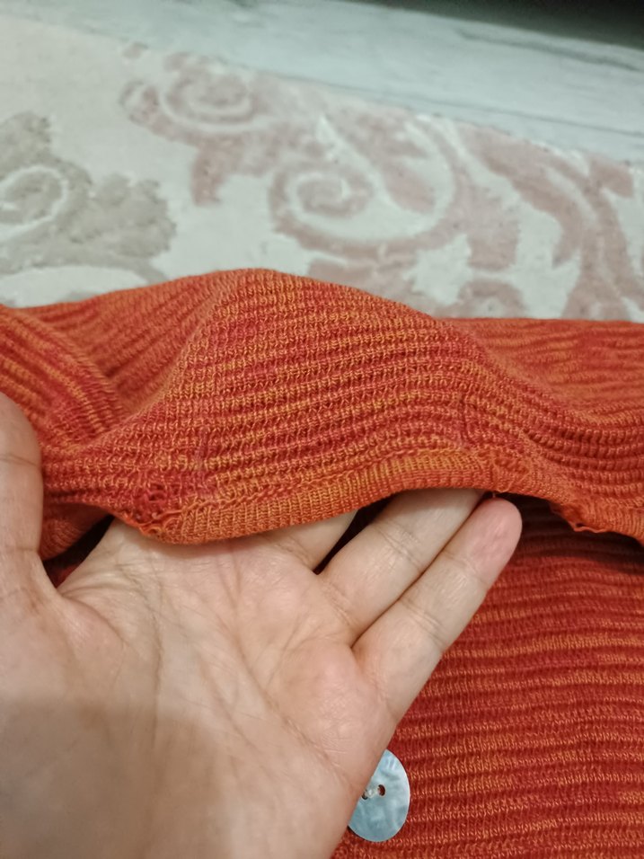 kiremit rengi  Bohem Tarzı Halı - Görsel 4