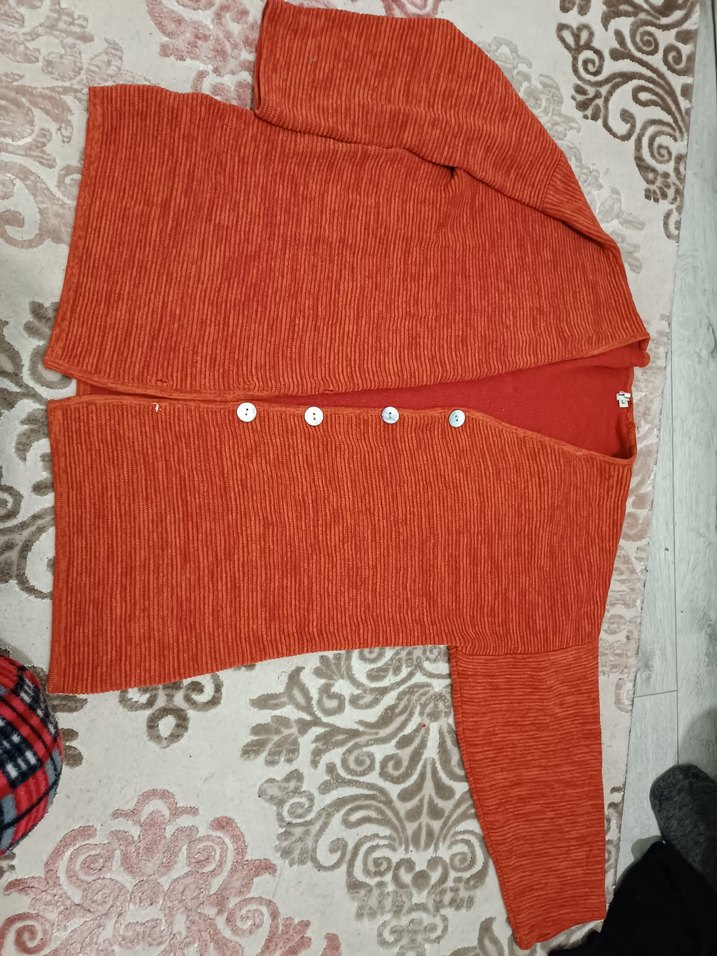 kiremit rengi  Bohem Tarzı Halı - Görsel 2