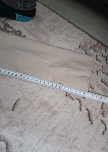 Düğmeli Bej Kadın Blazer Ceket - Görsel 6