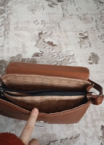 Kahverengi Tokalı Kadın Çanta - Görsel 7