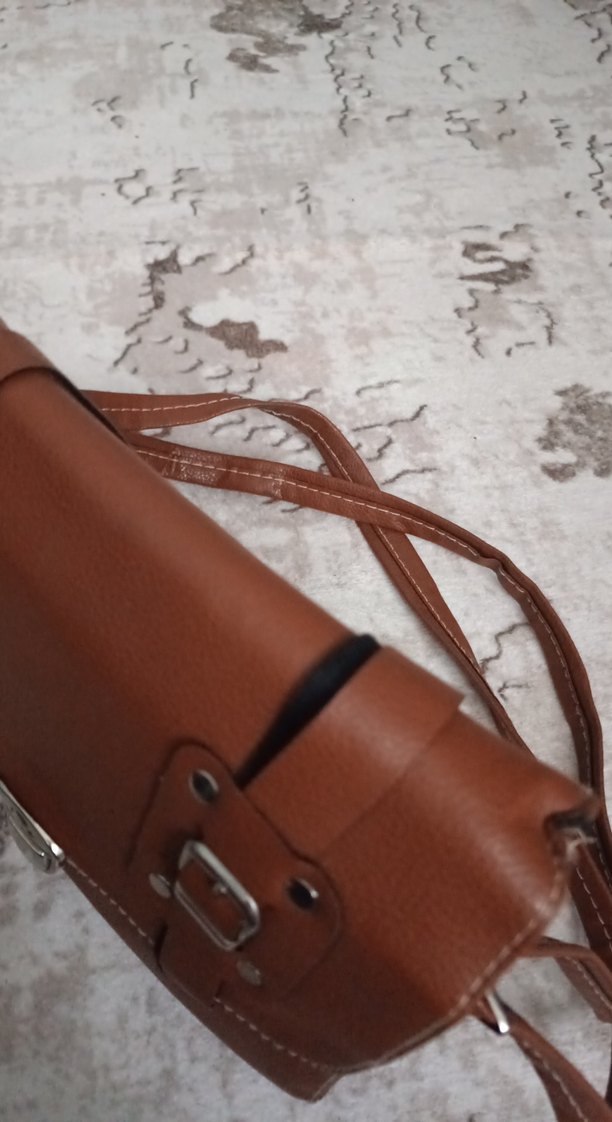 Kahverengi Tokalı Kadın Çanta - Görsel 4