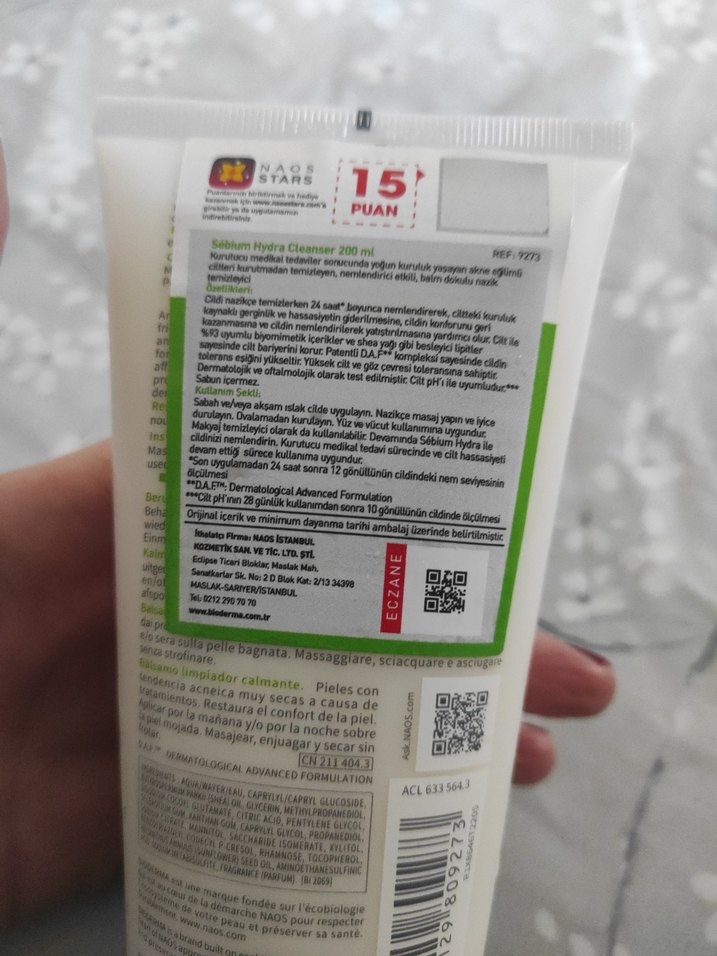 Bioderma Sébium Hydra Yatıştırıcı Temizleyici - Görsel 3