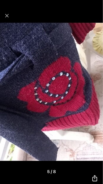 Tunik kazak örme boğazlı - Görsel 5