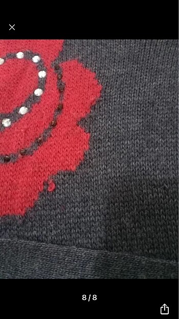 Tunik kazak örme boğazlı - Görsel 8