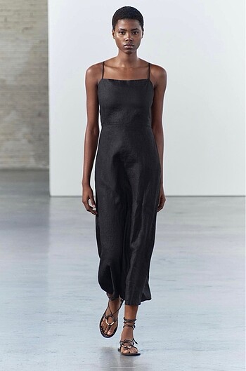 Zara Keten Elbise