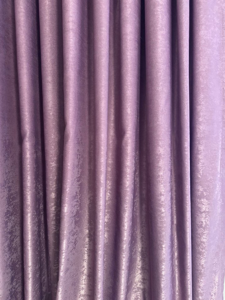 Mor Parlak Modern Klasik Perde - Görsel 3