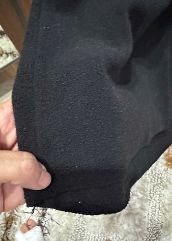 Siyah Fermuarlı Yarım Boğazlı kadın polar Sweatshirt - Görsel 3