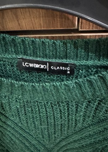 LC Waikiki Örgü Yeşil Kadın Kazak - Görsel 2