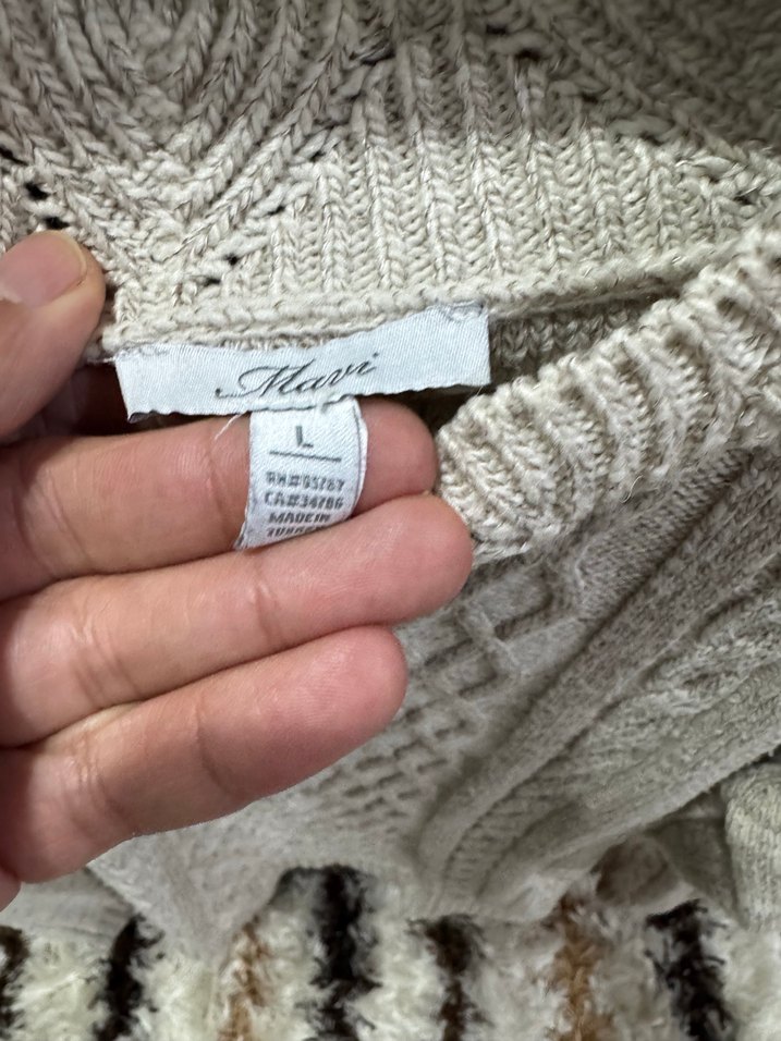 Mavi marka triko kazak - Görsel 2