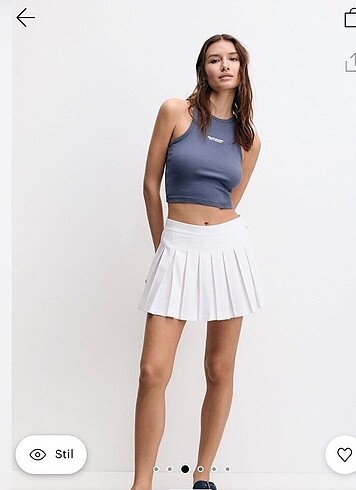 s Beden pull and bear tenis eteği