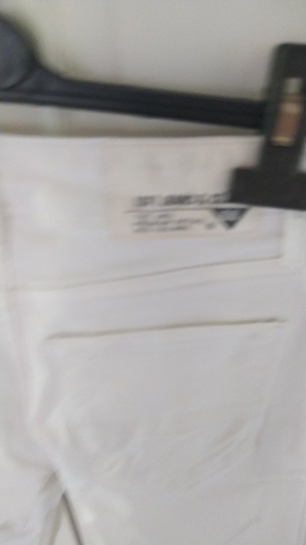 Beyaz Midi Boy Regular Fit Kot Pantolon - Görsel 4