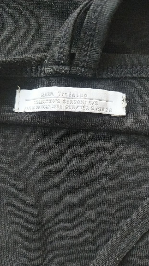 Kadın Siyah Yüksek Yakalı Askılı Atlet - Görsel 3