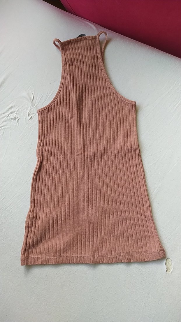 Dikişsiz somon renkliYüksek Yakalı Atlet - Görsel 3