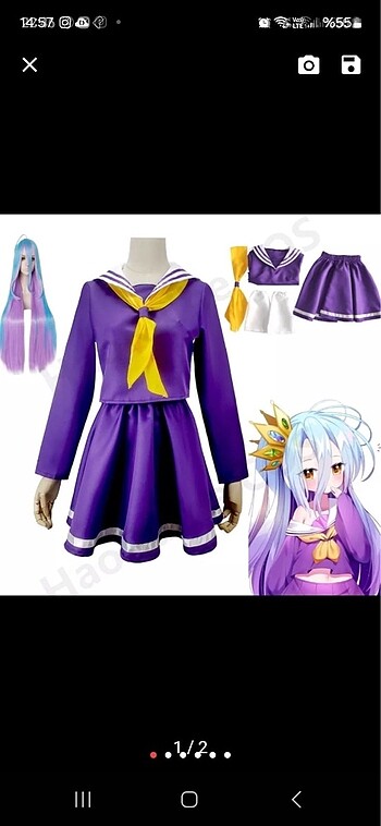 Shiro Cosplay kostum