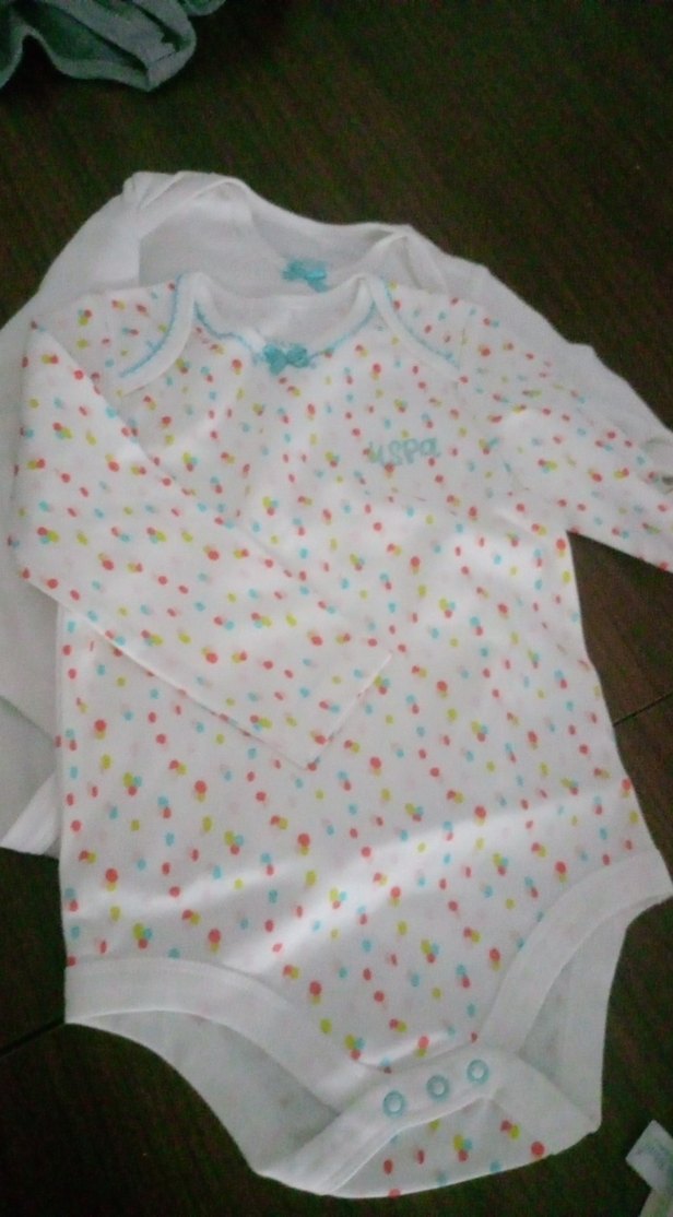 Beyaz Uzun Kollu Bebek Body Baskılı - Görsel 4