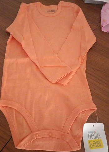 Uzun Kollu Pembe Bebek Body - Görsel 4