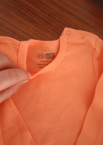 Uzun Kollu Pembe Bebek Body - Görsel 3