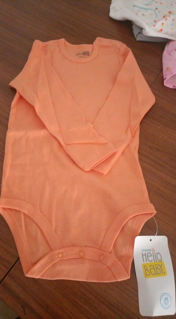 Uzun Kollu Pembe Bebek Body - Görsel 4