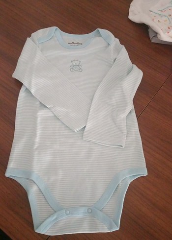 Uzun Kollu Pamuklu Bebek Body - Görsel 2