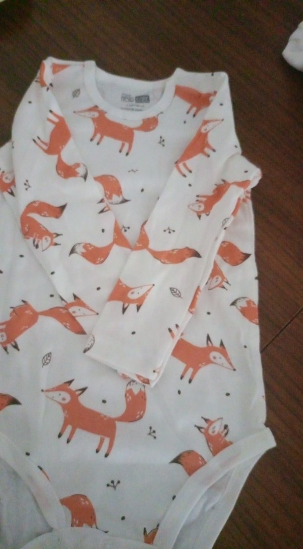 Beyaz Tilki Desenli Çocuk Atlet - Görsel 2