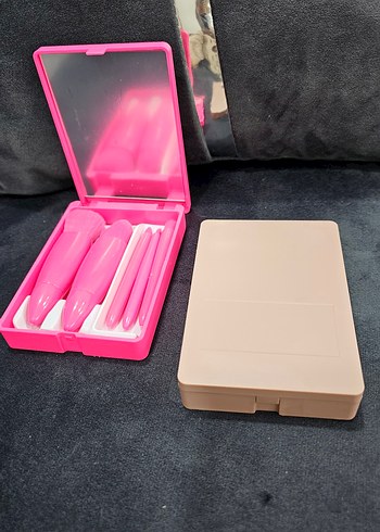 Pastel Pembe Makyaj Fırça Seti - Görsel 2