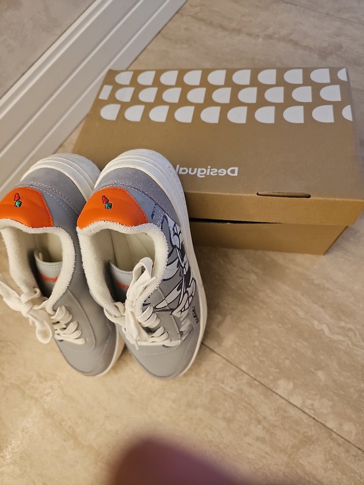 Gri DESİGUAL BUGGS BUNNY Kadın Spor Ayakkabı - Görsel 3