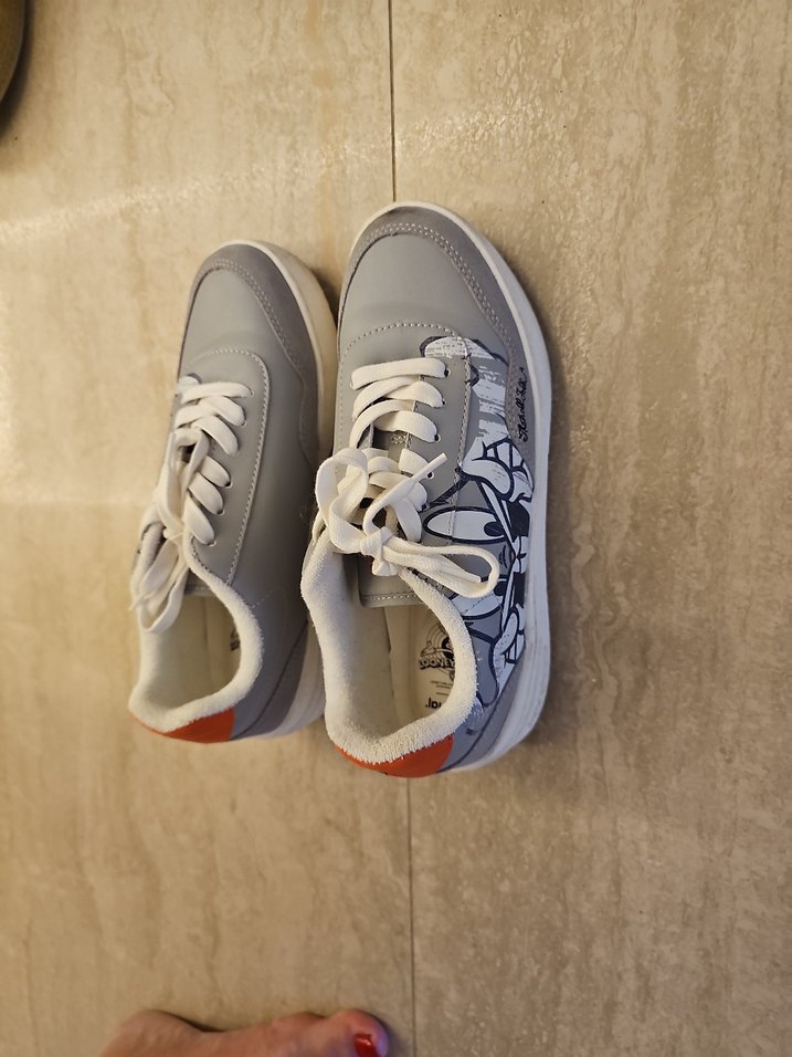 Gri DESİGUAL BUGGS BUNNY Kadın Spor Ayakkabı - Görsel 5