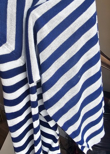 Zara çizgili çok ince Triko Kazak - Görsel 6