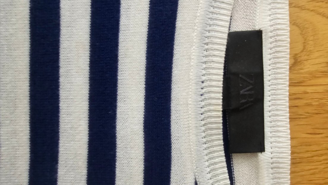 Zara çizgili çok ince Triko Kazak - Görsel 4