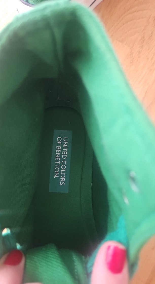 Yeşil Platformku converse model Spor Ayakkabı - Görsel 4