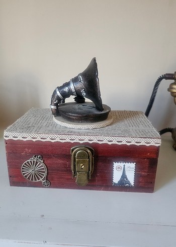 NOSTALJİK RETRO TARZI ANTİKA GÖRÜNÜMLÜ OBJELER - Görsel 5